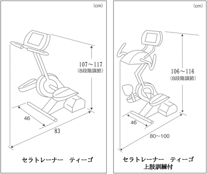 下肢・上肢トレーニング用エルゴメーター セラトレーナー ティーゴ : 運動・筋力・バランス訓練器具 : リハビリ・訓練用具