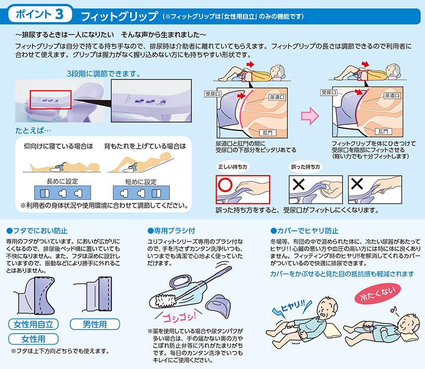 驚きの値段 尿器洗浄プラシ 2本 amen.com.sg