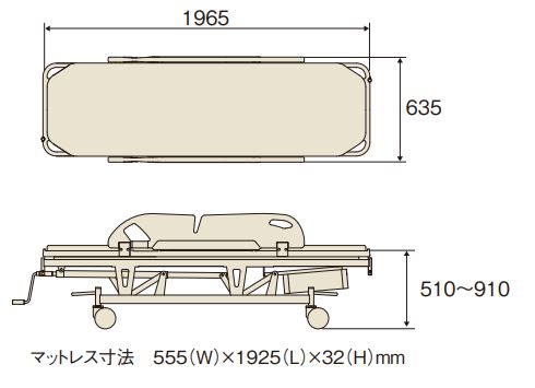 昇降式ストレッチャー : その他の乗り物 : 移動機器