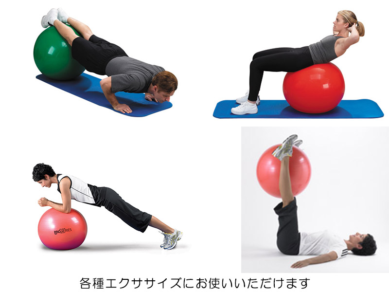 バランス訓練具 セラボールプロシリーズ 直径 45cm 黄 バランスボール エクササイズボール Theraband Exercise And Stability Ball Pro Series 運動 筋力 バランス訓練器具 リハビリ 訓練用具