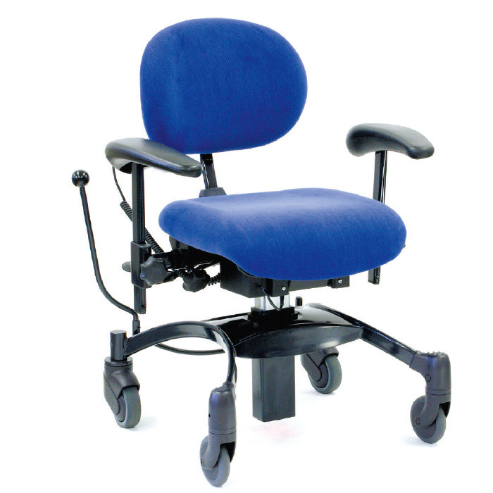 障がい者 高齢者向け作業用いす ユニ21el 電動 低床 ベラ ワーキングチェア Vela Tango 100el テーブル 椅子 座位保持装置 住宅 施設 家具