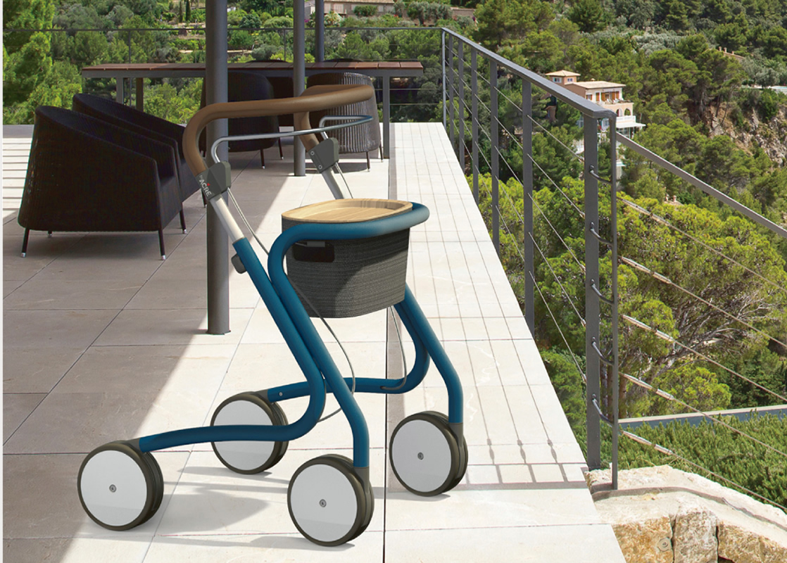 美しい形状と色のスカンジナビア デザインの歩行器 スリムライン（屋内用）