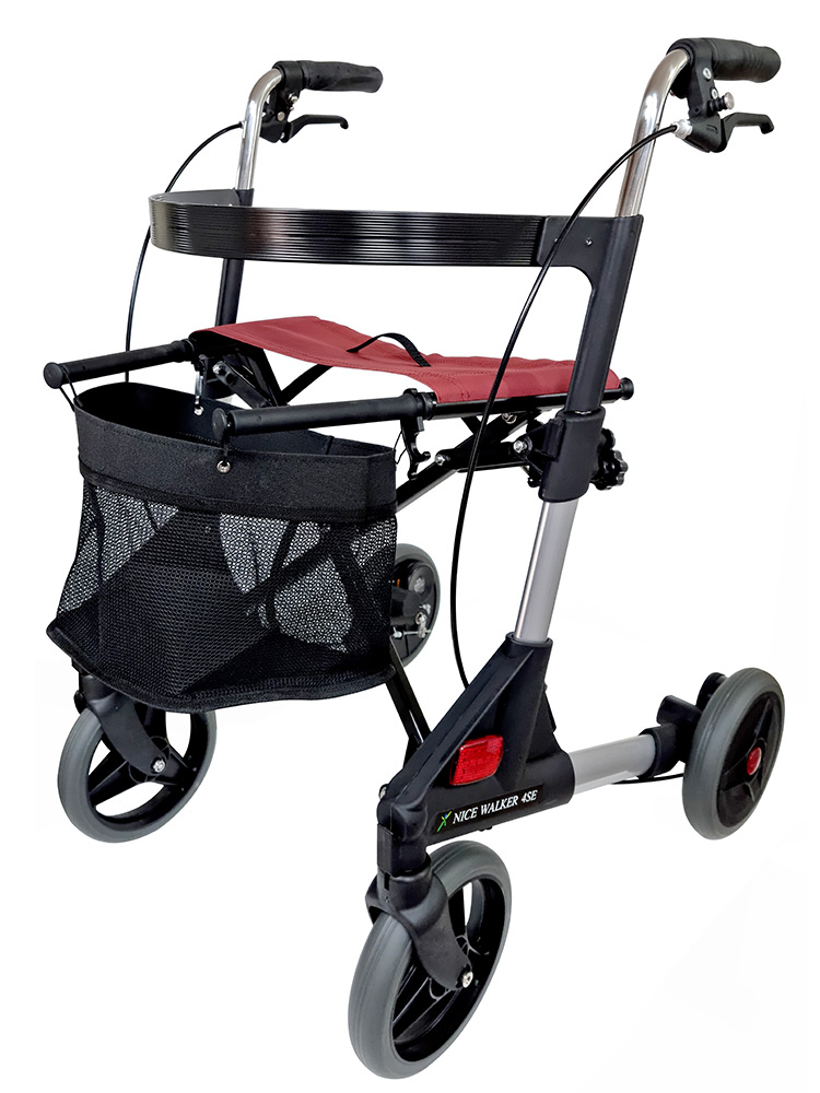 歩行車 ナイスウォーカー（4輪タイプ） : 歩行器、歩行車、シルバーカー : 移動機器