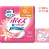 ポイズ　肌ケアパッド 中量用 軽快ライト55㏄ 28枚入×12袋セット 1ケース 吸水ケア専用23cm【尿とりパッド 尿吸収シート 吸水パッド 介護用おむつ 日本製紙クレシア】
