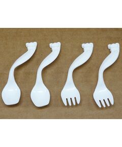 子ども用の持ちやすいスプーン フォークセット