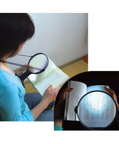 LEDライト付ルーペ