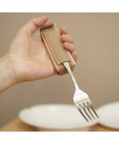 食事用カフ　スプーンホルダー 木製（2個セット）
