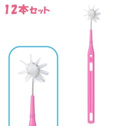 口腔ケア　柄付くるリーナブラシ　1本 【オーラルケア】