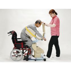 大がかりなリフト装置を使わないのに、負担が少ない移乗