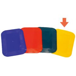 すべり止めマット　方形マット　黄