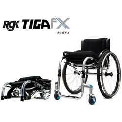 折りたたみ式のオーダーメイドのアルミ製軽量車いす RGKティガFX