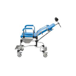 入浴用車いす リクライニングシャワーキャリー コモード付