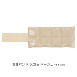 重錘バンド　5.0kg　ベージュ（標準仕様）