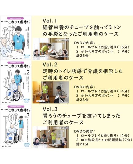 高齢者虐待防止研修用DVD　事例で考える これって虐待！？