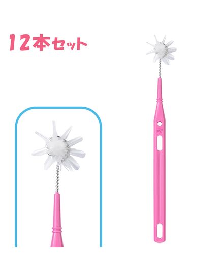 口腔ケア　柄付くるリーナブラシ　1本 【オーラルケア】
