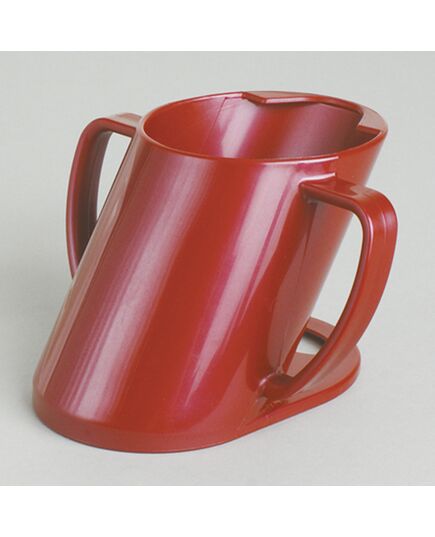 飲みやすい、飲ませやすいカップ　L-CUP2　レッド【エルカップ2 Ｔ＆Ｍ】