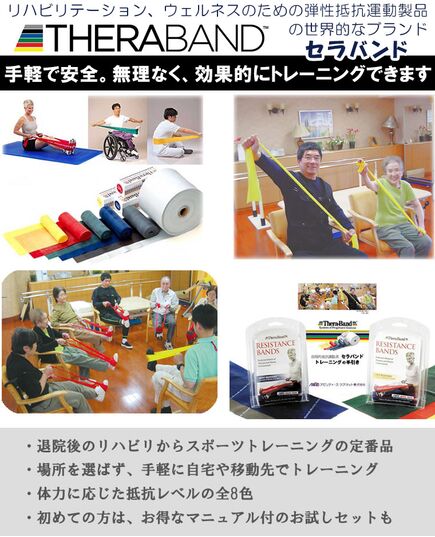 弾性抵抗運動具　セラバンドト