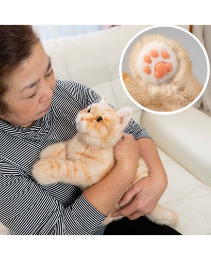 なでなでねこちゃんEX　撫でると鳴いて答える癒しのぬいぐるみ