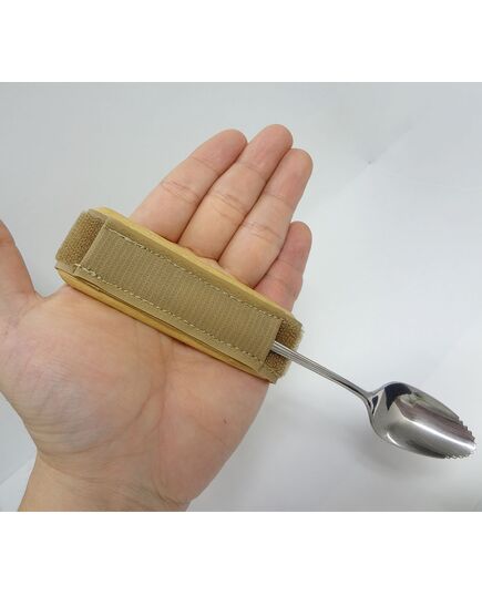 食事用カフ　スプーンホルダー 木製（2個セット）