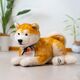 撫でると鳴く、呼べば答えるぬいぐるみ介護ロボットなでなでワンちゃん 秋田犬ハチ